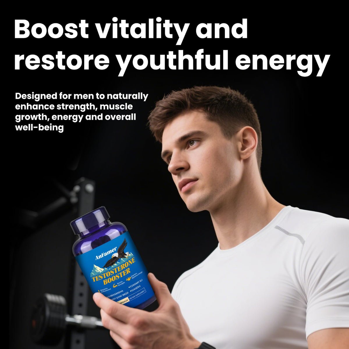 Premium Herbal Wellness Supplement - Natural Energy & Vitality Formula - Anfamer