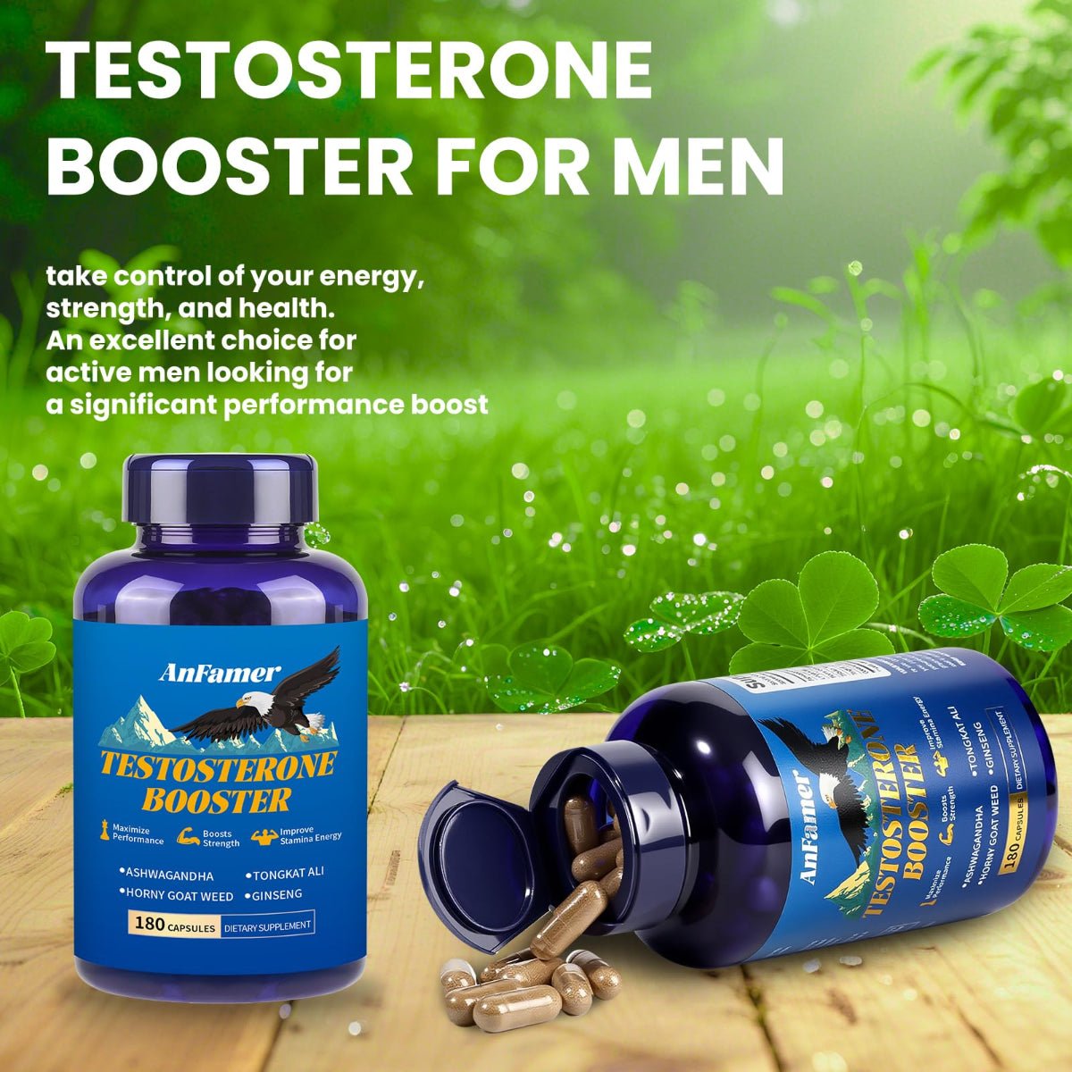 Premium Herbal Wellness Supplement - Natural Energy & Vitality Formula - Anfamer